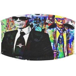 Face Mask Karl Lager Feld Graffiti